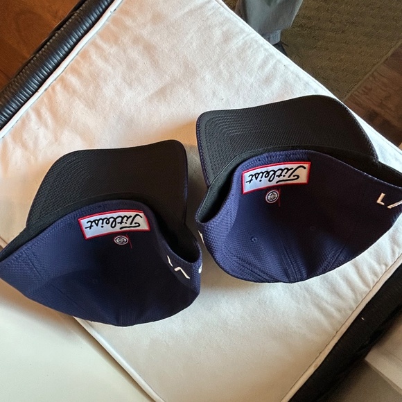 Set of 2 Titleist Pro V1 & Foot-Joy Golf Hats - Navy Blue - Picture 8 of 8